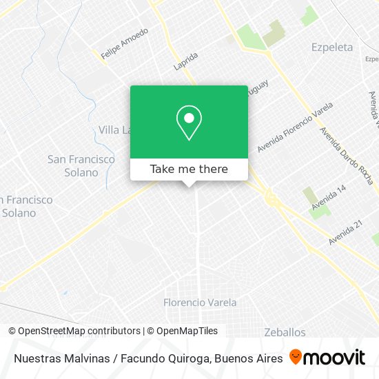 Nuestras Malvinas / Facundo Quiroga map