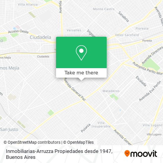 Inmobiliarias-Arruzza Propiedades desde 1947 map