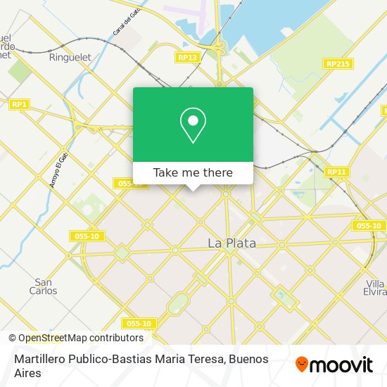 Mapa de Martillero Publico-Bastias Maria Teresa