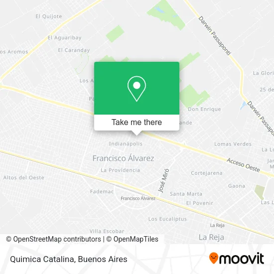Quimica Catalina map