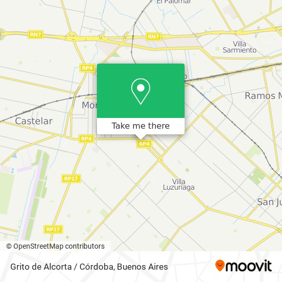 Grito de Alcorta / Córdoba map