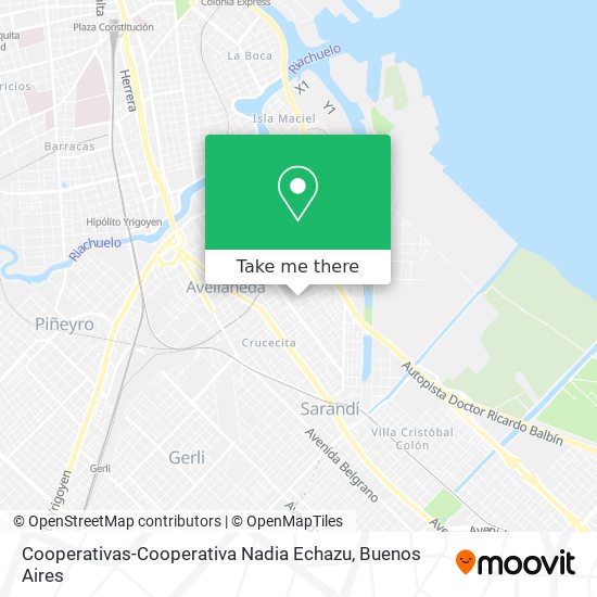 Cooperativas-Cooperativa Nadia Echazu map