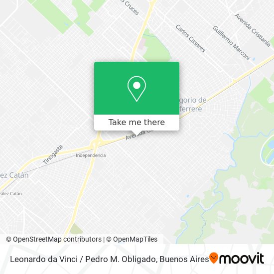 Leonardo da Vinci / Pedro M. Obligado map