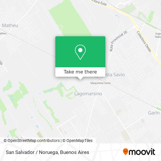 San Salvador / Noruega map