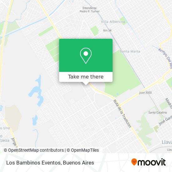 Los Bambinos Eventos map