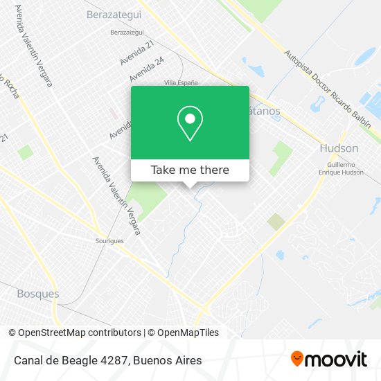 Canal de Beagle 4287 map