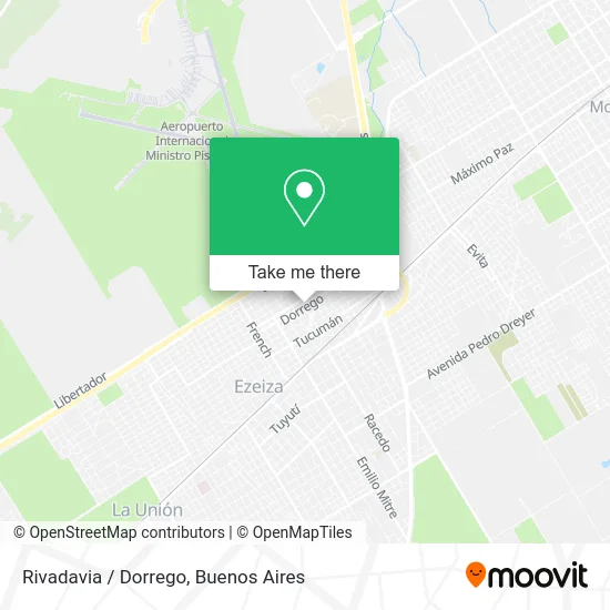 Rivadavia / Dorrego map