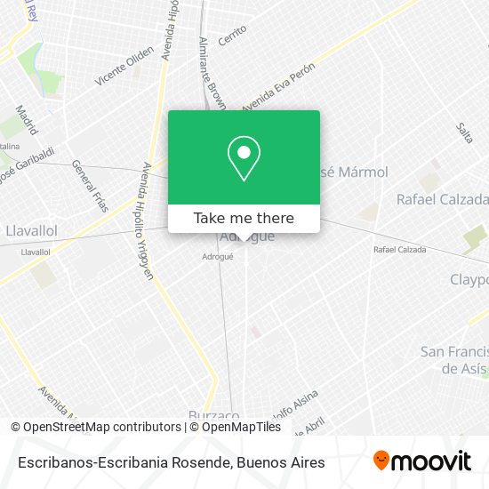 Escribanos-Escribania Rosende map