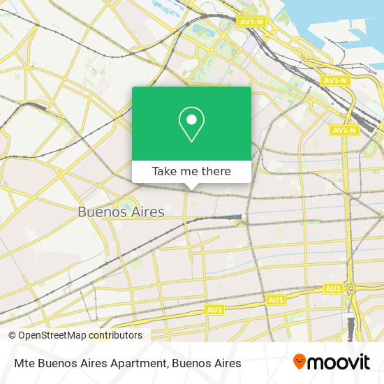Mte Buenos Aires Apartment map