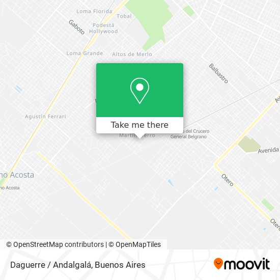 Mapa de Daguerre / Andalgalá
