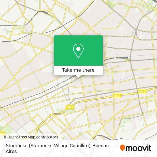 Starbucks (Starbucks-Village Caballito) map