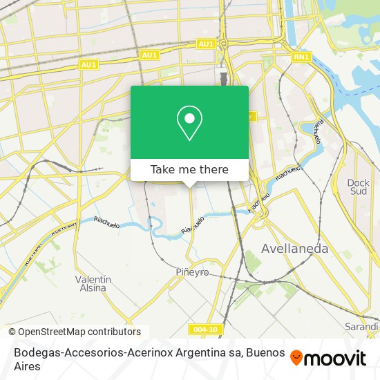 Bodegas-Accesorios-Acerinox Argentina sa map