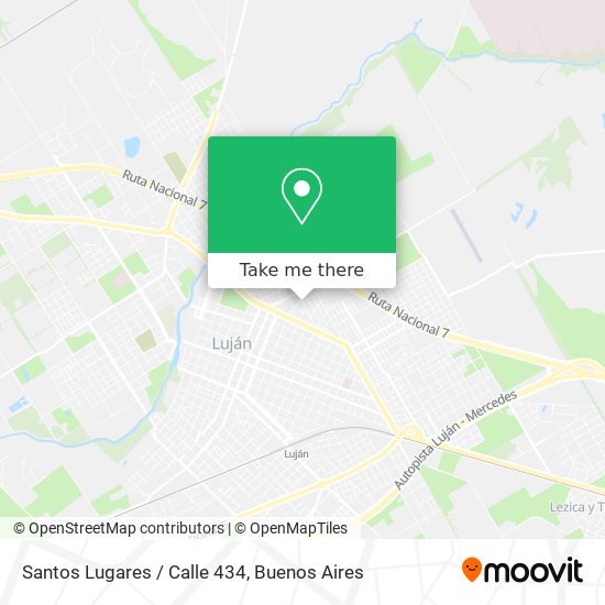 Santos Lugares / Calle 434 map