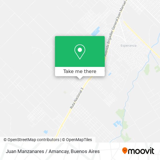 Mapa de Juan Manzanares / Amancay