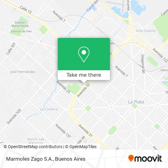 Marmoles Zago S.A. map