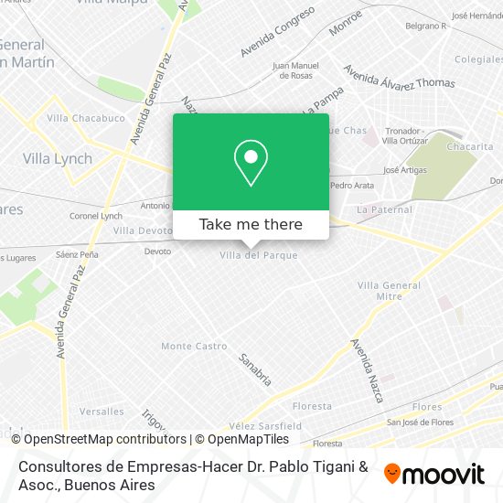 Consultores de Empresas-Hacer Dr. Pablo Tigani & Asoc. map