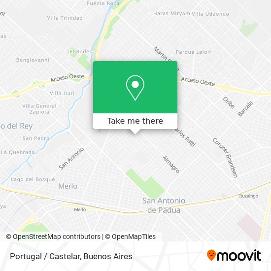 Portugal / Castelar map