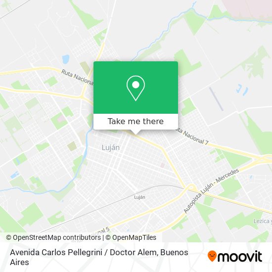 Avenida Carlos Pellegrini / Doctor Alem map