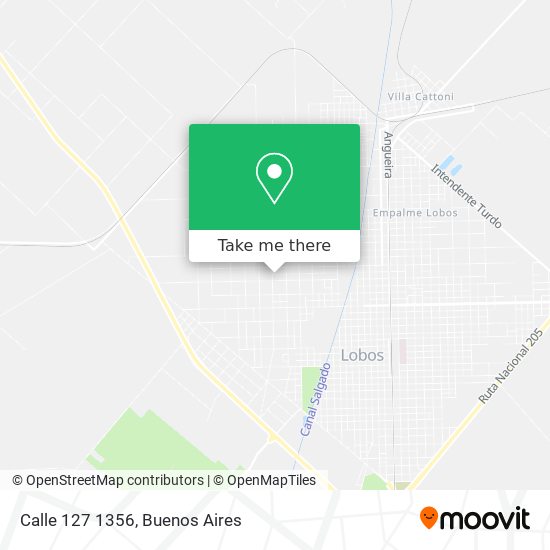 Calle 127 1356 map