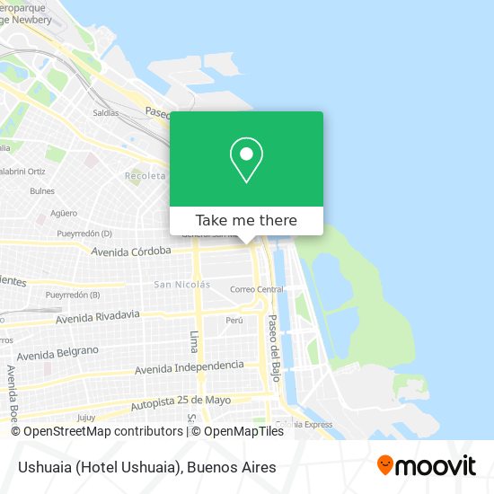 Ushuaia (Hotel Ushuaia) map
