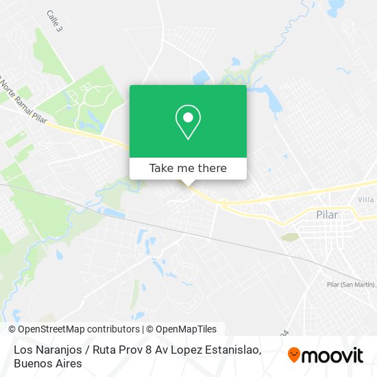 Los Naranjos / Ruta Prov 8 Av Lopez Estanislao map