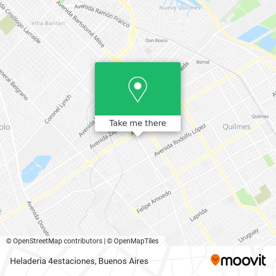 Mapa de Heladeria 4estaciones