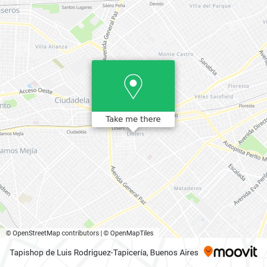 Tapishop de Luis Rodriguez-Tapicería map