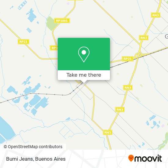 Bumi Jeans map