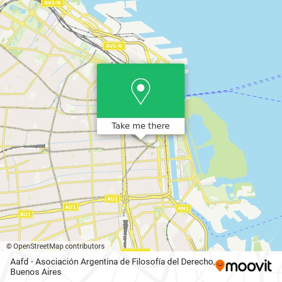 Mapa de Aafd - Asociación Argentina de Filosofía del Derecho