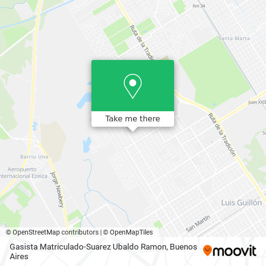 Gasista Matriculado-Suarez Ubaldo Ramon map