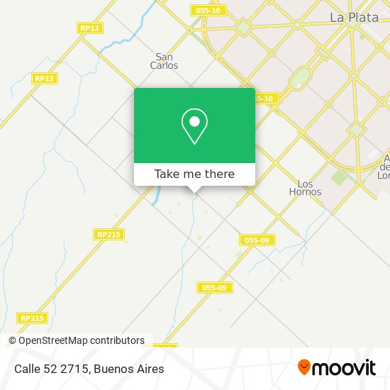 Calle 52 2715 map