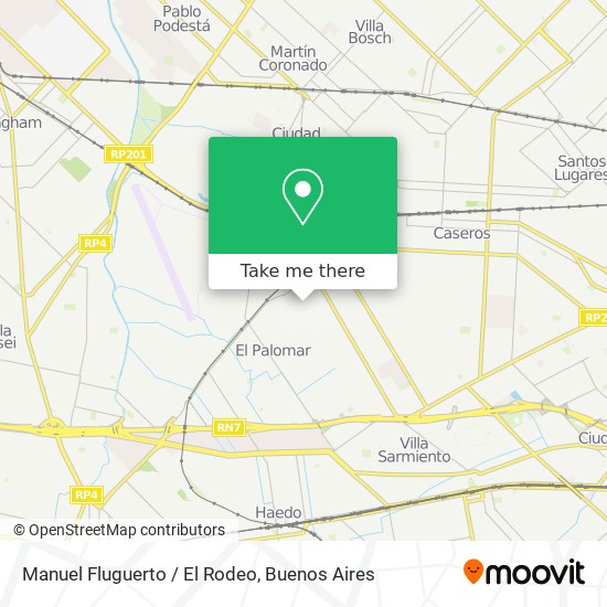 Manuel Fluguerto / El Rodeo map