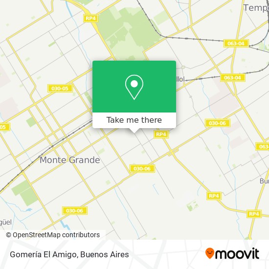 Gomería El Amigo map