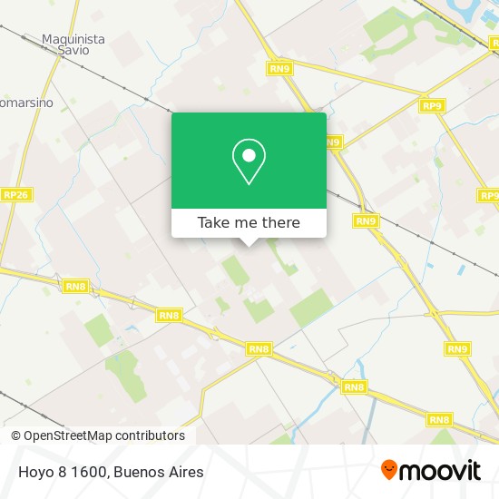 Hoyo 8 1600 map