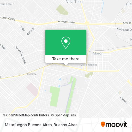 Matafuegos Buenos Aires map