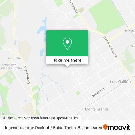 Ingeniero Jorge Duclout / Bahía Thetis map