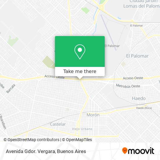 Mapa de Avenida Gdor. Vergara