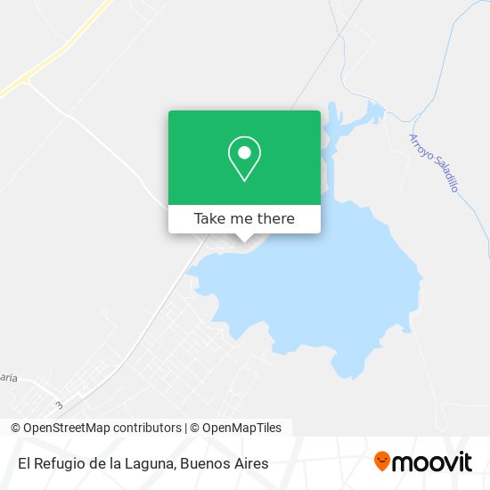 El Refugio de la Laguna map