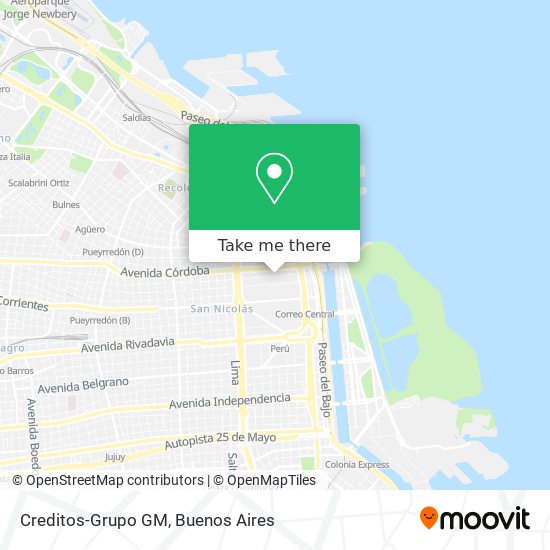 Mapa de Creditos-Grupo GM