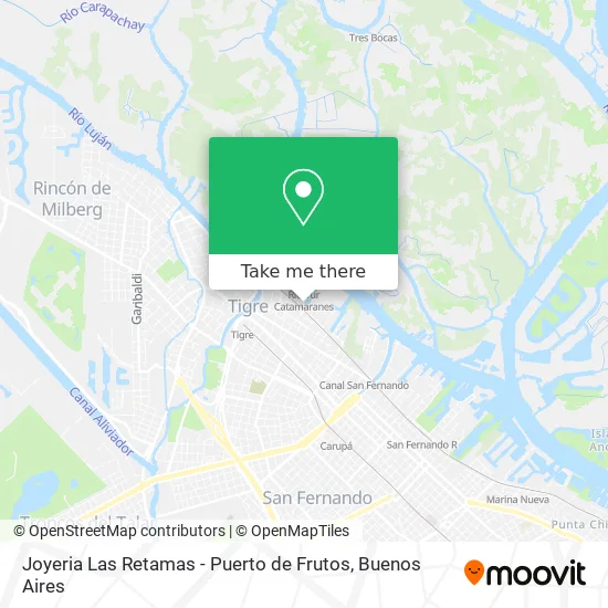 Mapa de Joyeria Las Retamas - Puerto de Frutos