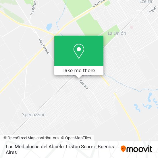 Las Medialunas del Abuelo Tristán Suárez map