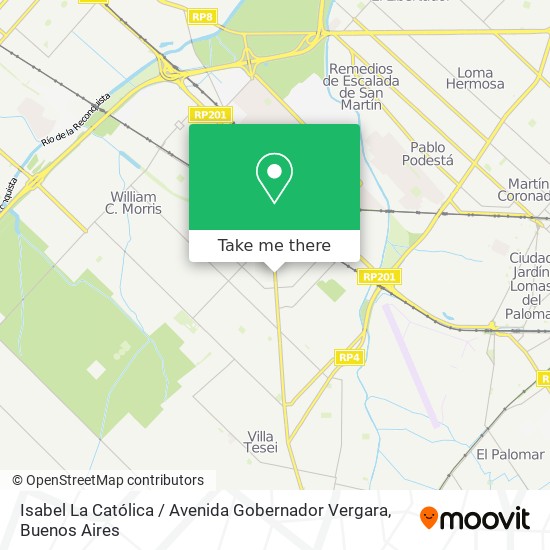 Isabel La Católica / Avenida Gobernador Vergara map