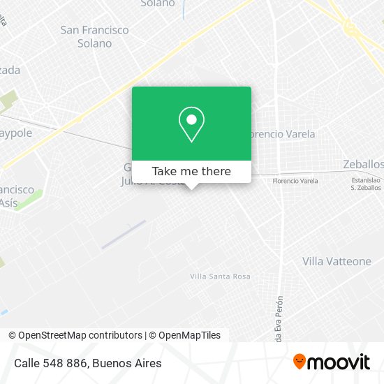 Calle 548 886 map