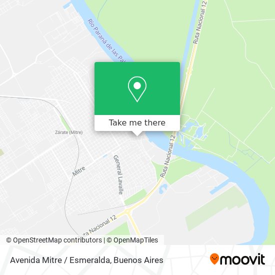 Avenida Mitre / Esmeralda map