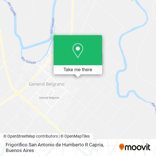 Frigorifico San Antonio de Humberto R Capria map