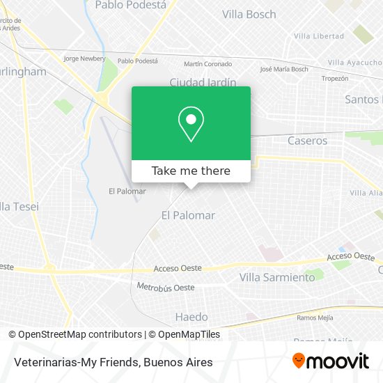 Veterinarias-My Friends map
