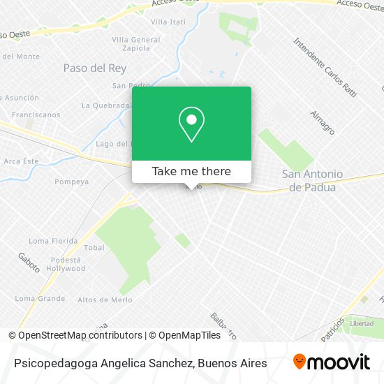Mapa de Psicopedagoga Angelica Sanchez