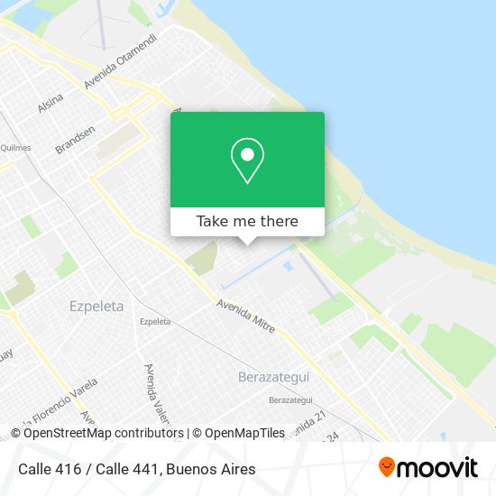 Calle 416 / Calle 441 map