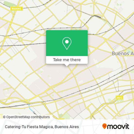 Catering-Tu Fiesta Magica map