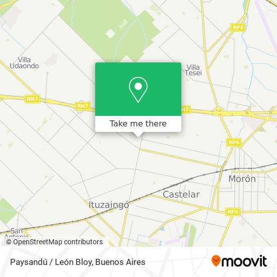 Paysandú / León Bloy map